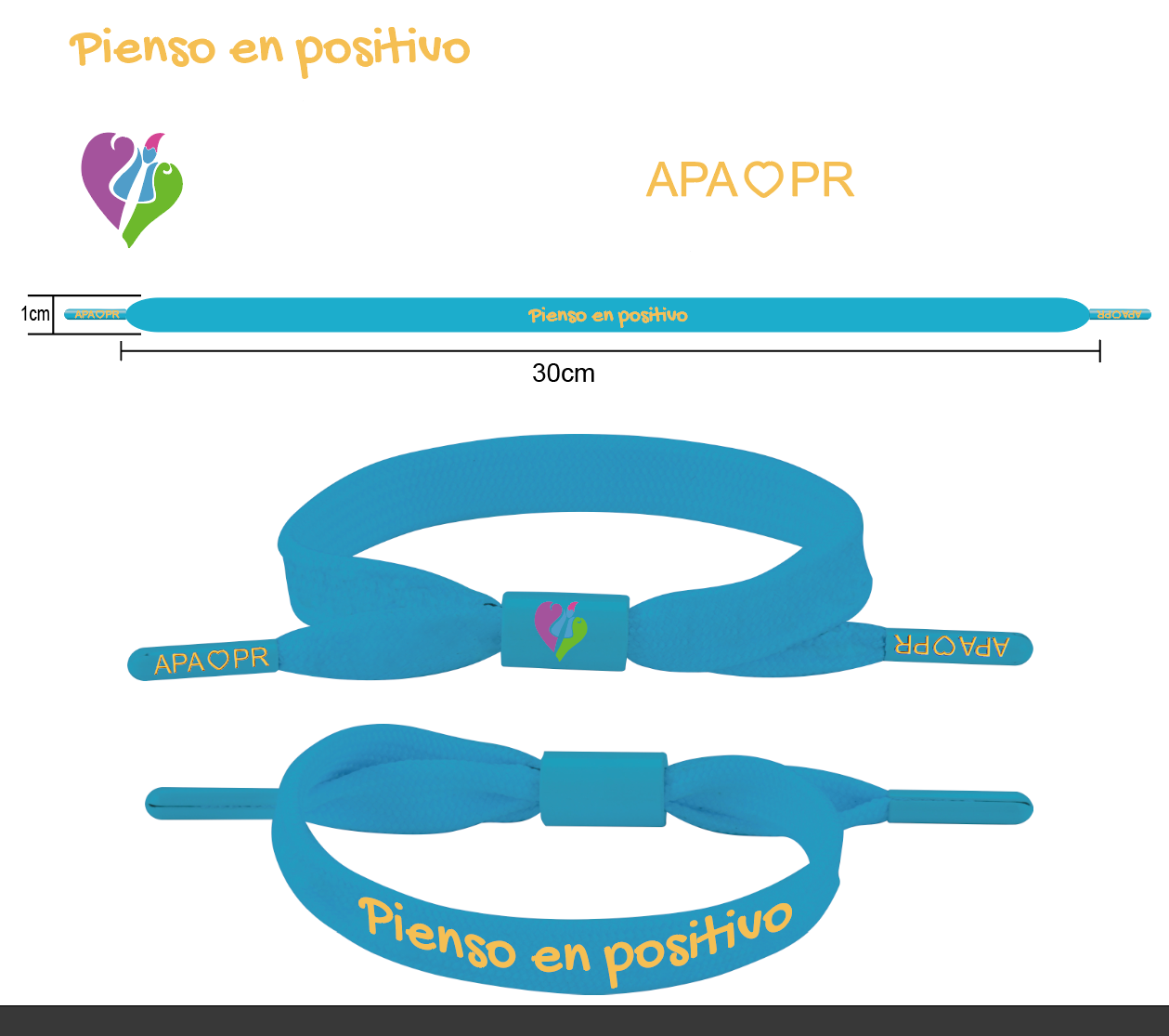 Pulsera Pienso en Positivo