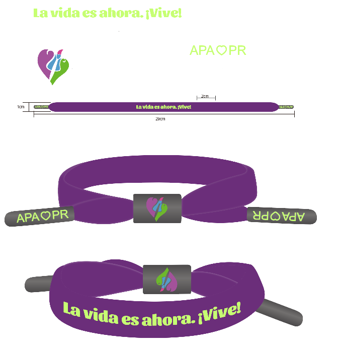 Pulsera La Vida es Ahora ¡Vive!