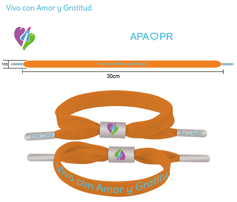 Pulsera Vivo con Amor y Gratitud